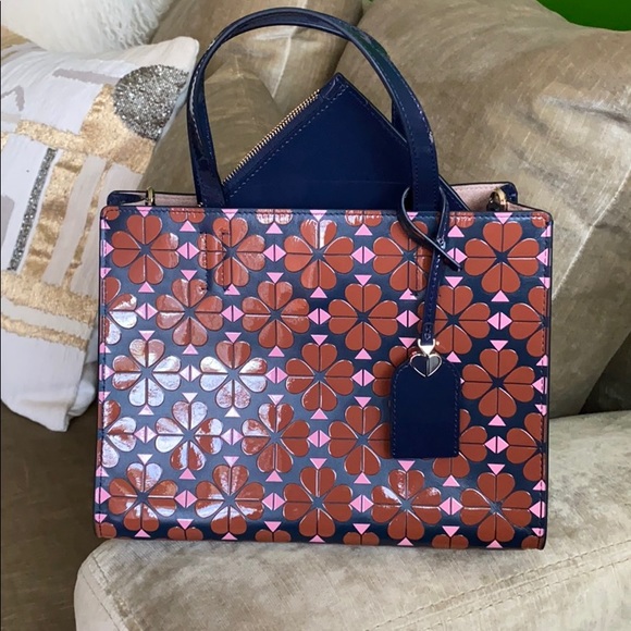 kate spade Handbags - Kate Spade Sam Spade Flower medium satchel